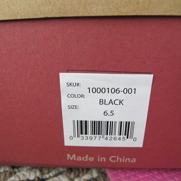 New in Box - Muk Luks Black Hoboken Ankle Boots - 6.5 - Picture 10 of 10